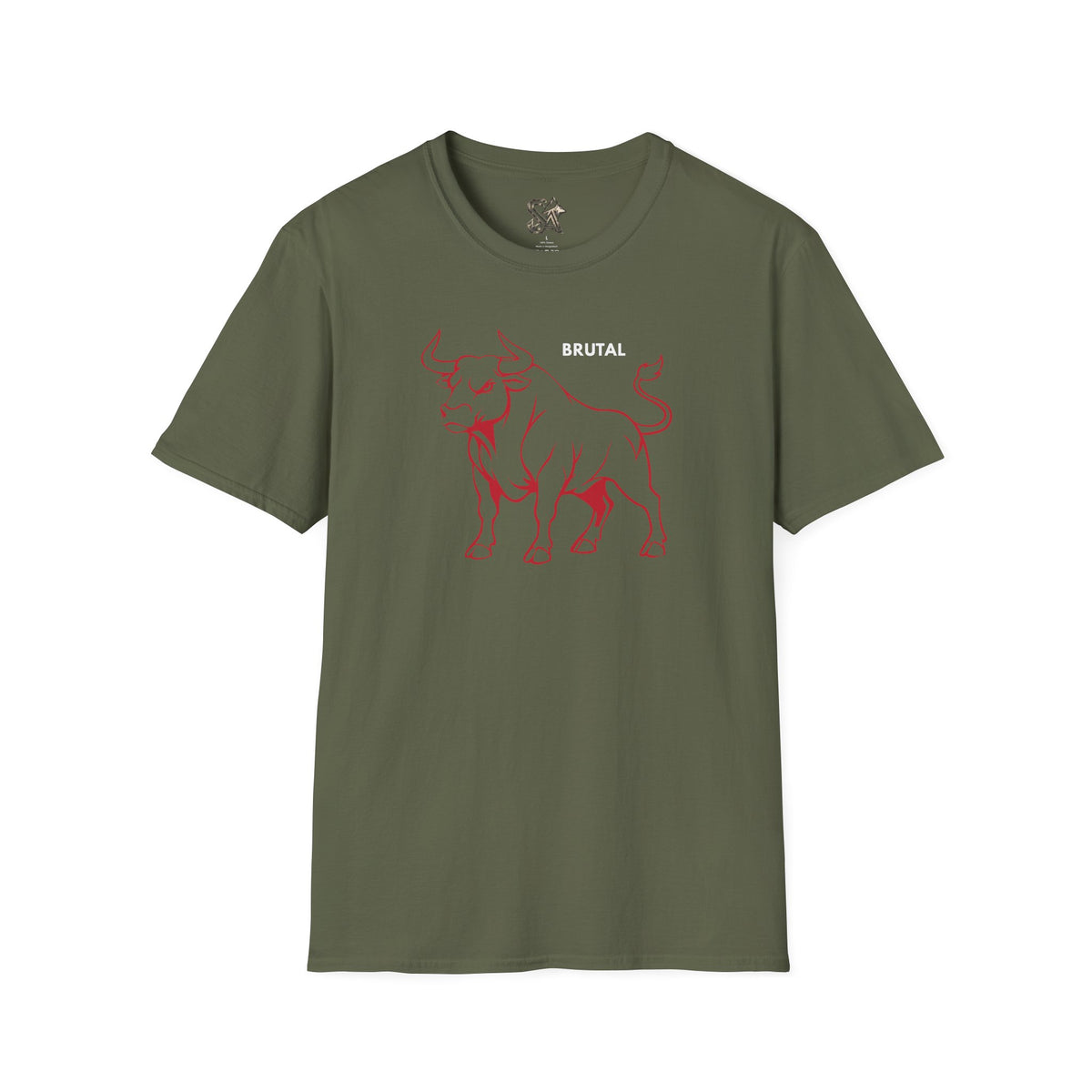 BRUTAL Bull T-Shirt Premium Design SKIALFA Unisex