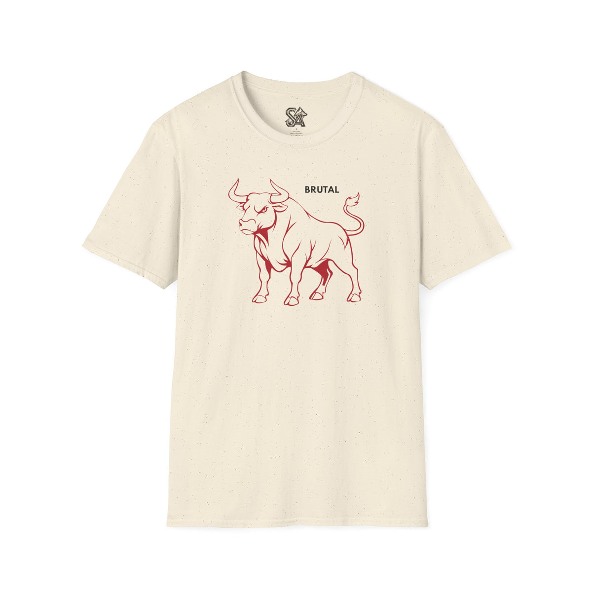 BRUTAL Bull T-Shirt Premium Design SKIALFA Unisex