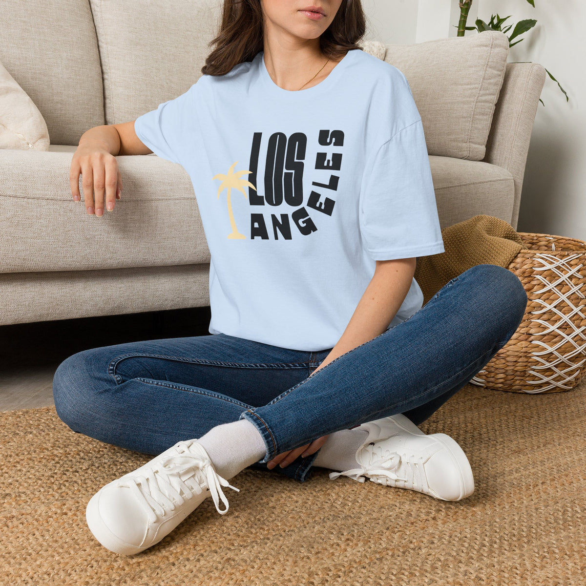 LOS ANGELES T-Shirt Premium Design SKIALFA Unisex