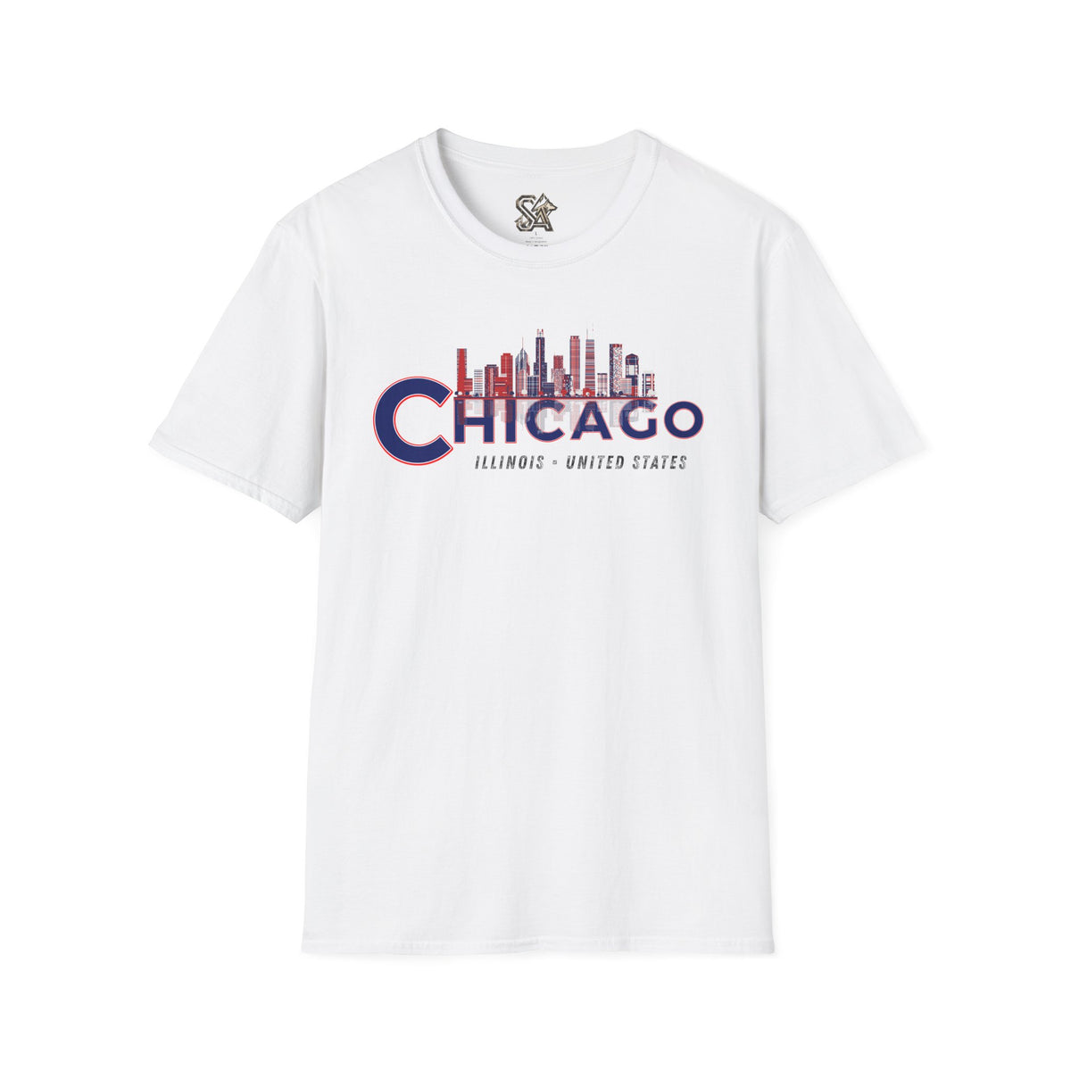 Chicago T-Shirt Premium Design SKIALFA Unisex