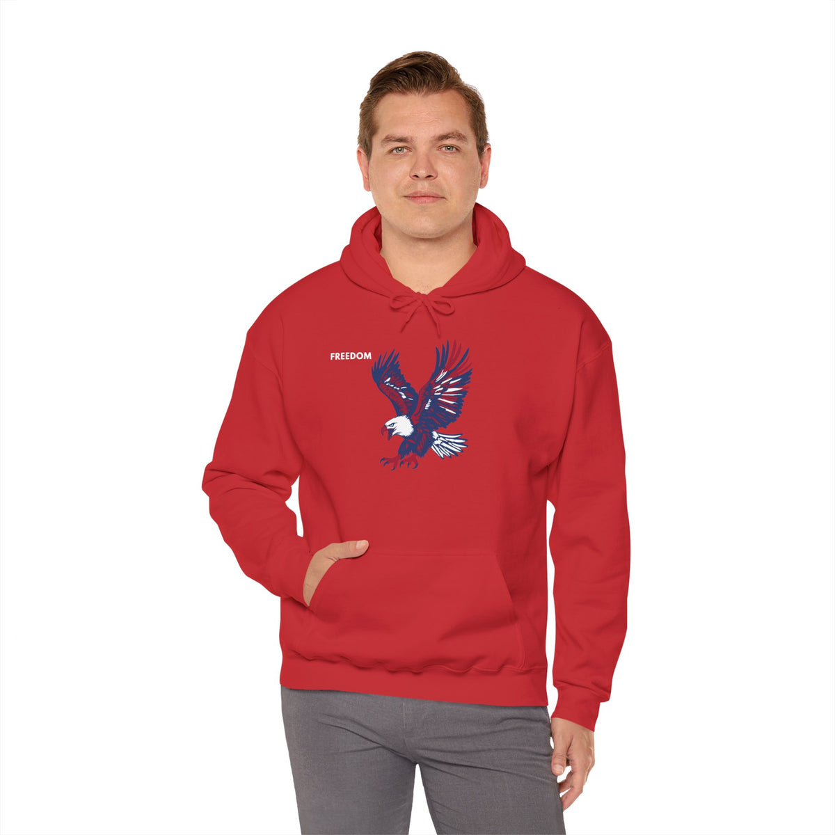 FREEDOM Eagle Hoodie Premium Design SKIALFA Unisex