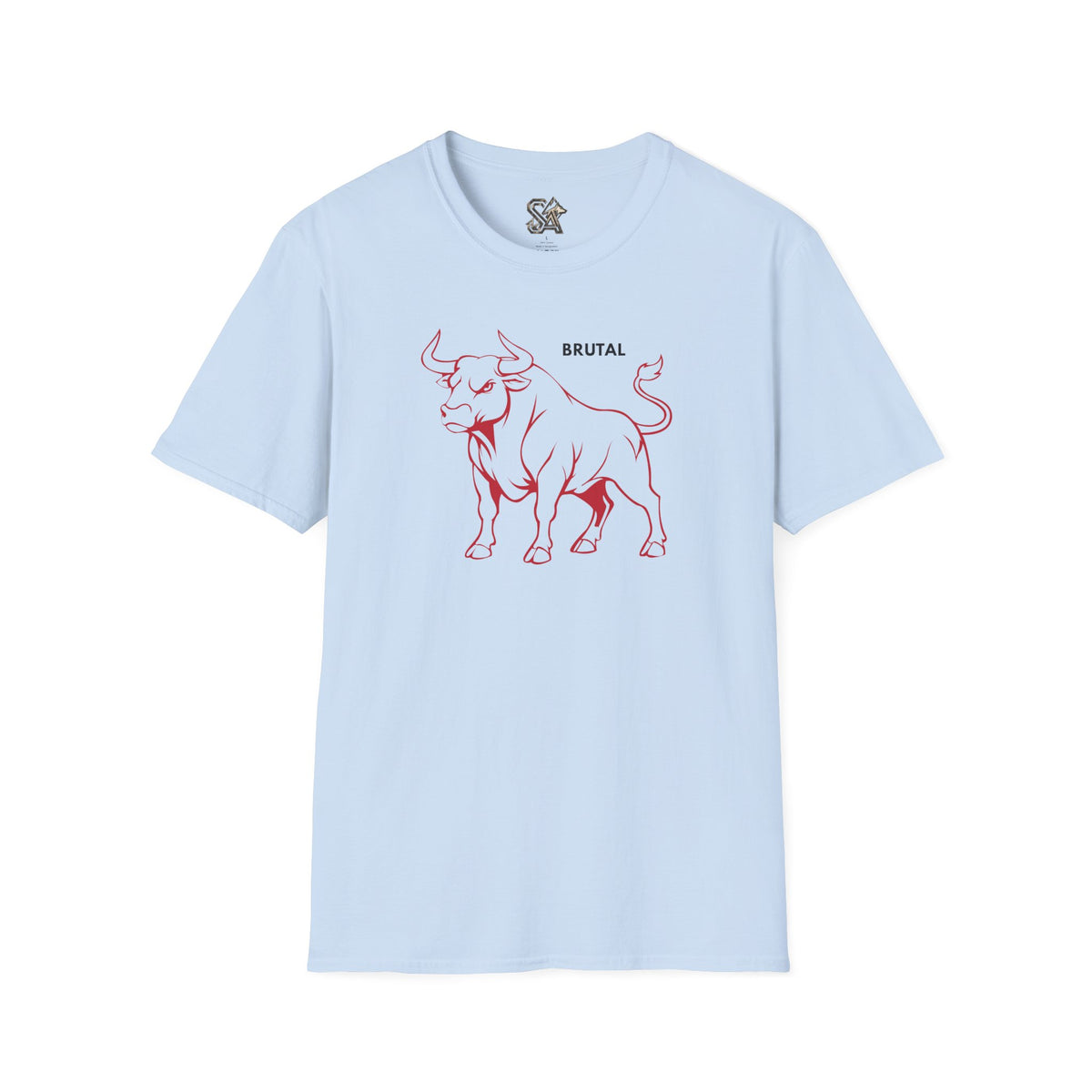 BRUTAL Bull T-Shirt Premium Design SKIALFA Unisex