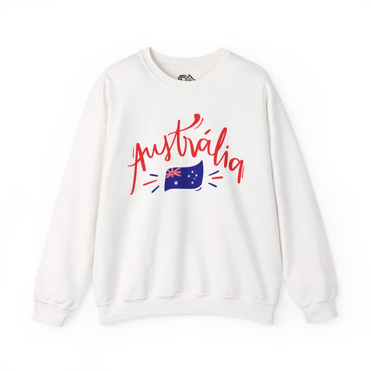 Australia Flag Sweatshirt Premium Design SKIALFA Unisex