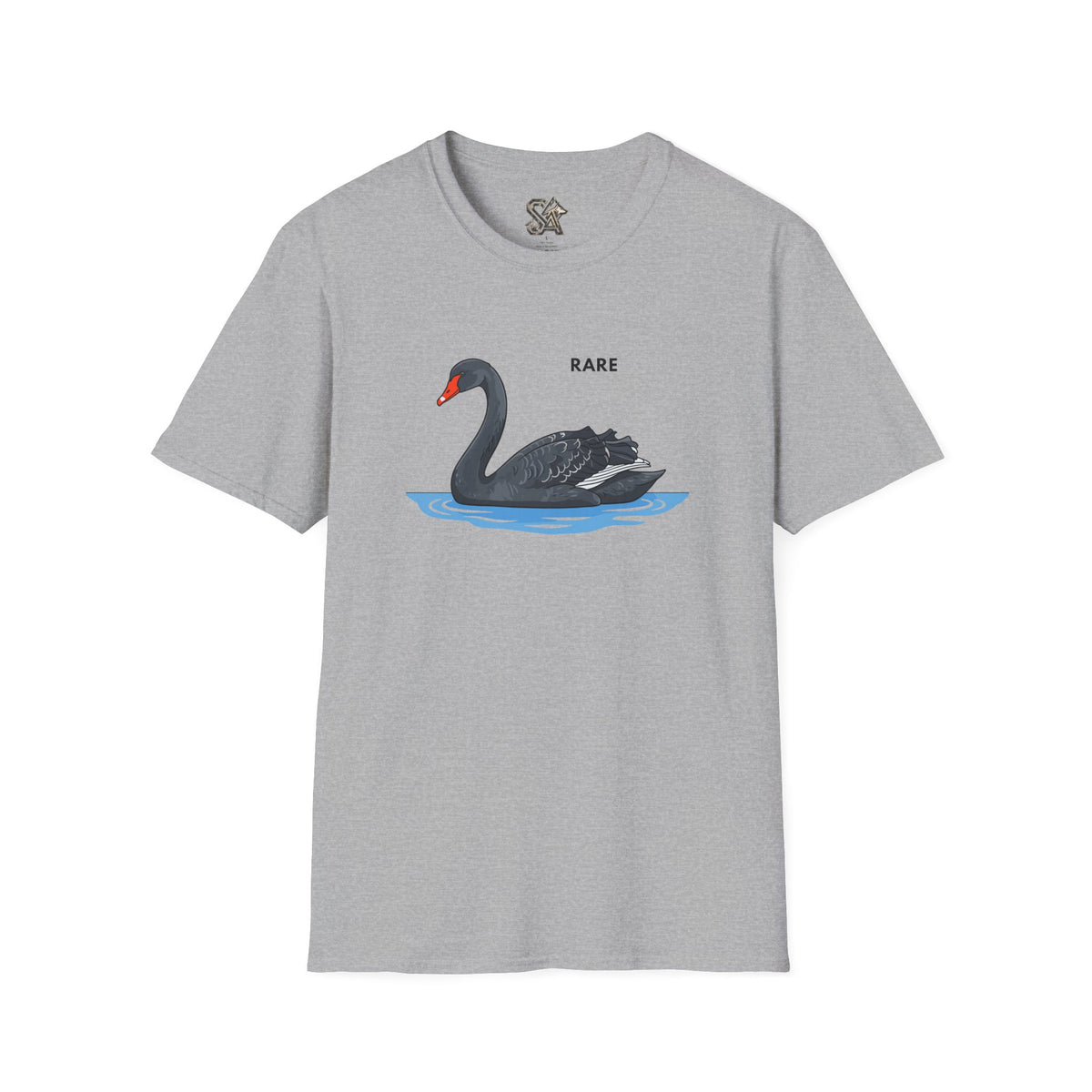 RARE Black Swan T-Shirt Premium Design SKIALFA Unisex