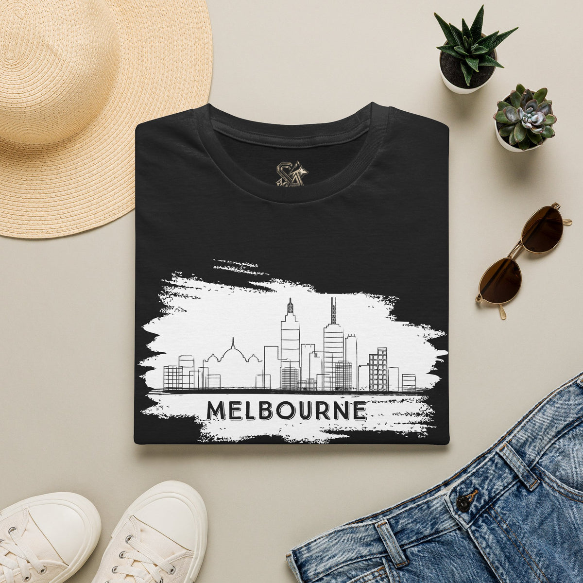 MELBOURNE Australia T-Shirt Premium Design SKIALFA Unisex