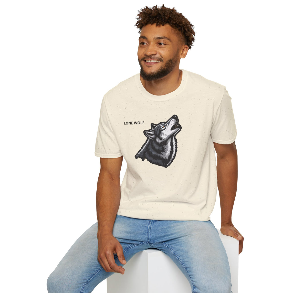 LONE WOLF T-Shirt Premium Design SKIALFA Unisex