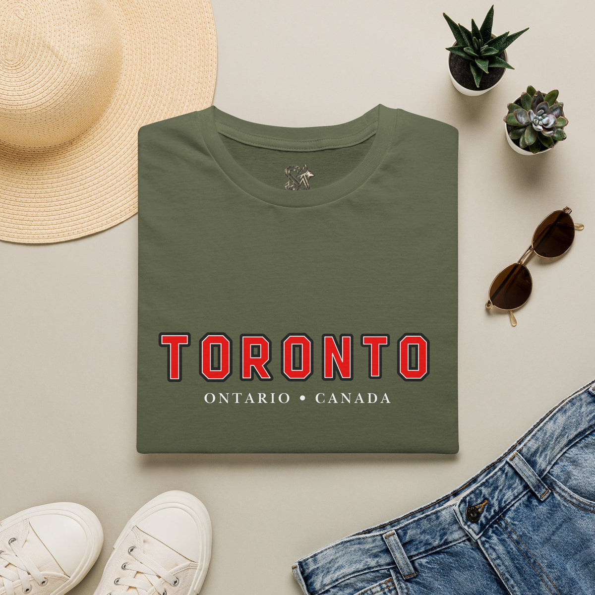 Toronto Ontario T-Shirt Premium Design SKIALFA Unisex