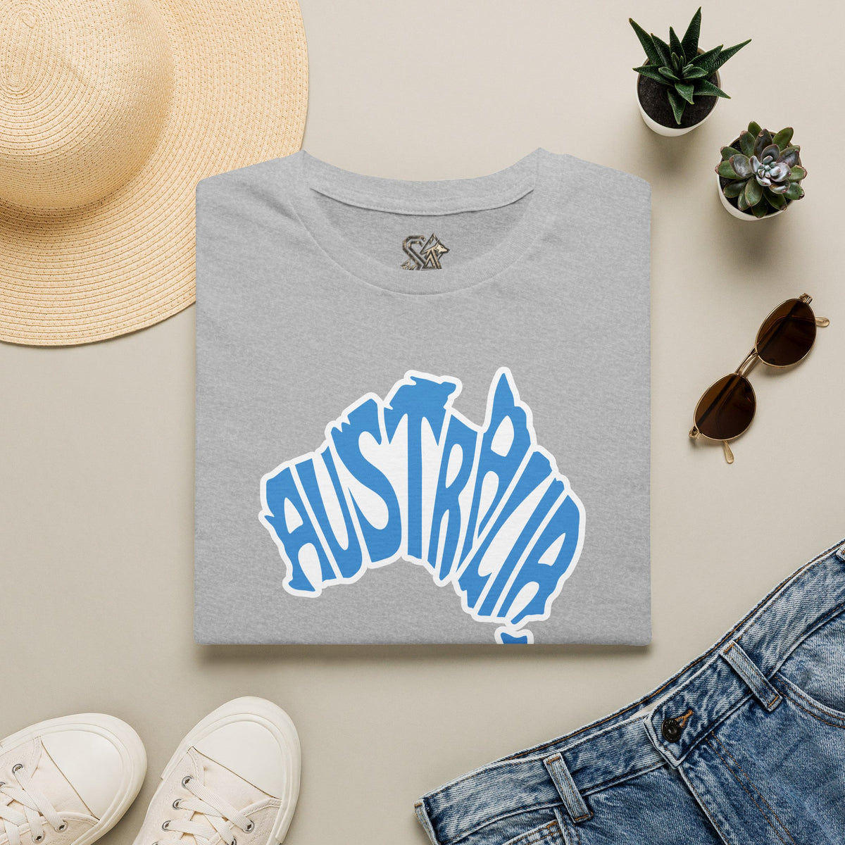 Australia Graphic T-Shirt Premium Design SKIALFA Unisex