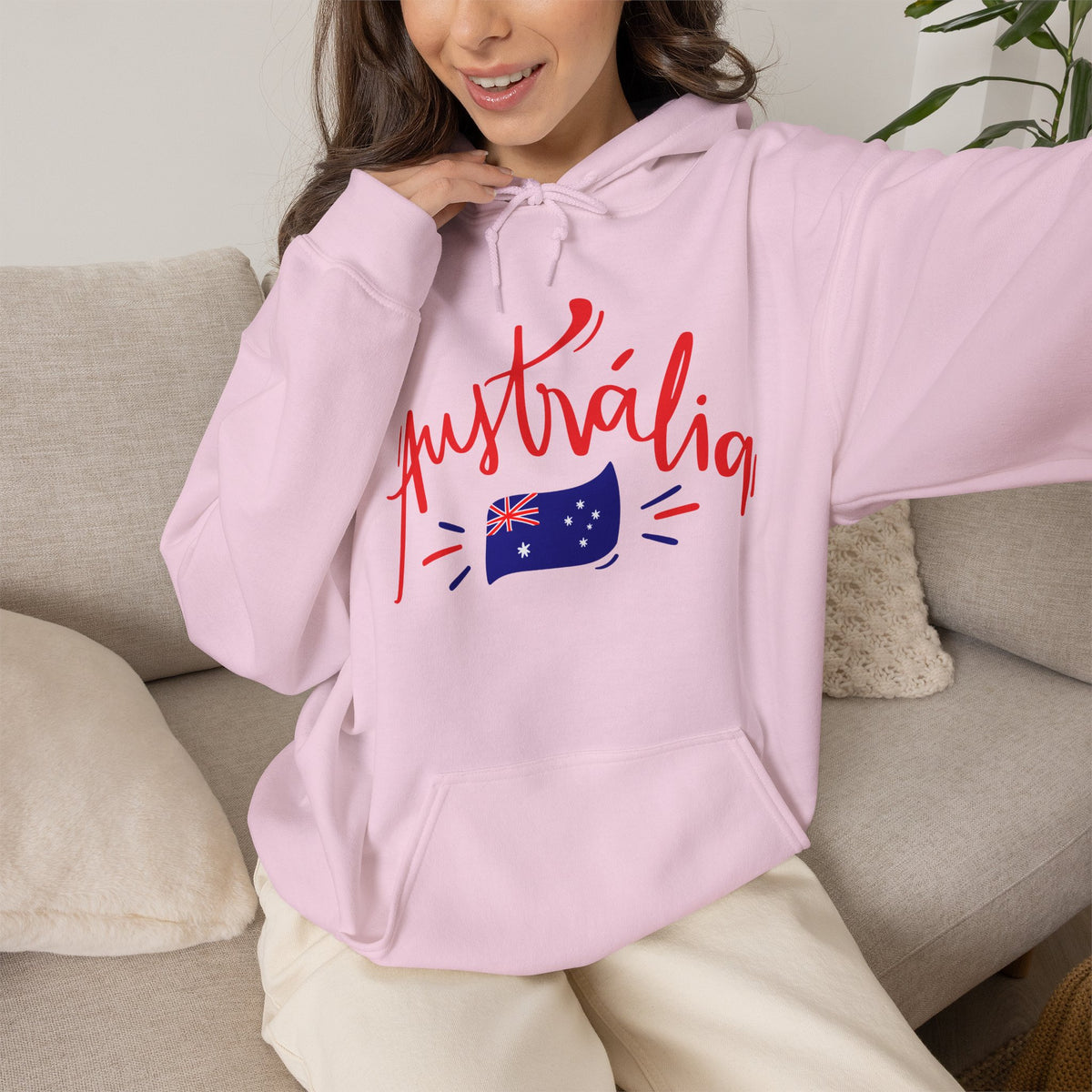 AUSTRALIA FLAG Hoodie Premium Design SKIALFA Unisex
