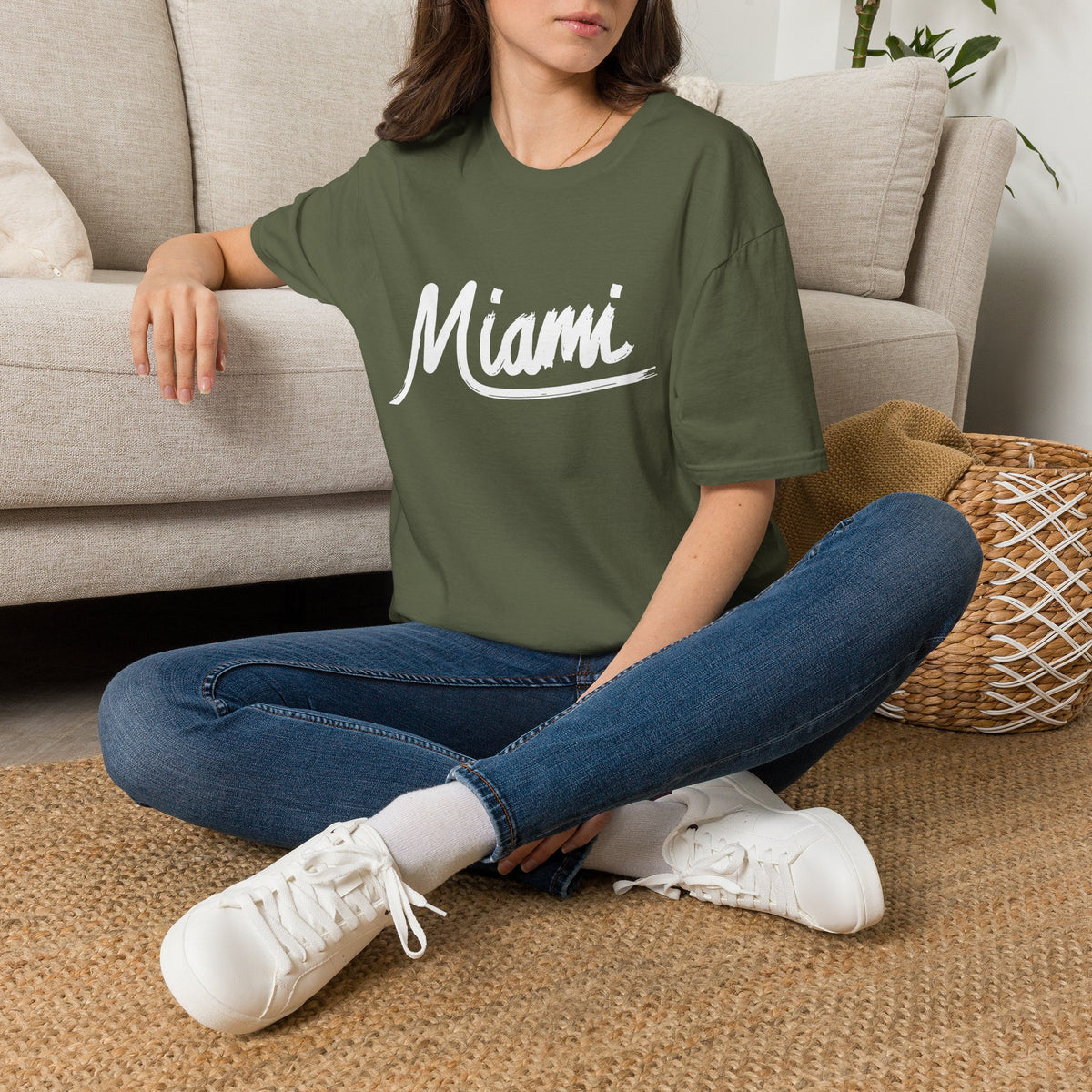 Miami T-Shirt Premium Design SKIALFA Unisex