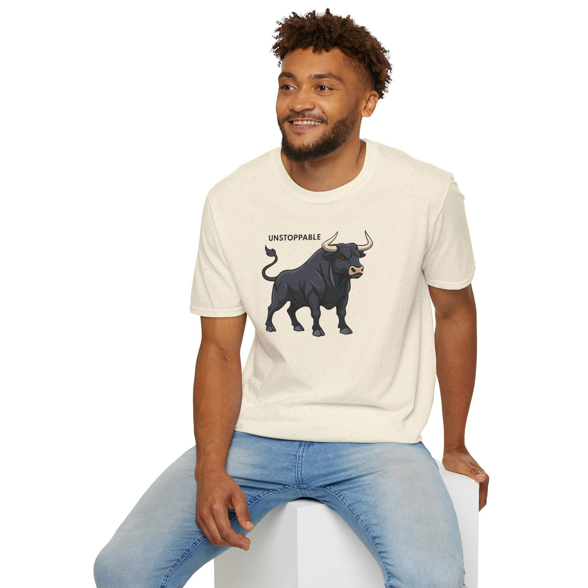 UNSTOPPABLE Bull T-Shirt Premium Design SKIALFA Unisex