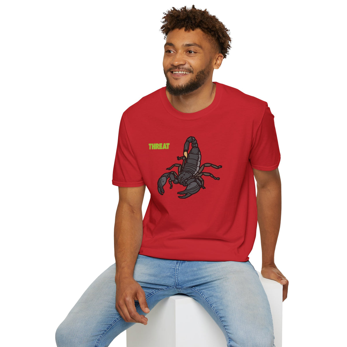 THREAT Scorpion T-Shirt Premium Design SKIALFA Unisex