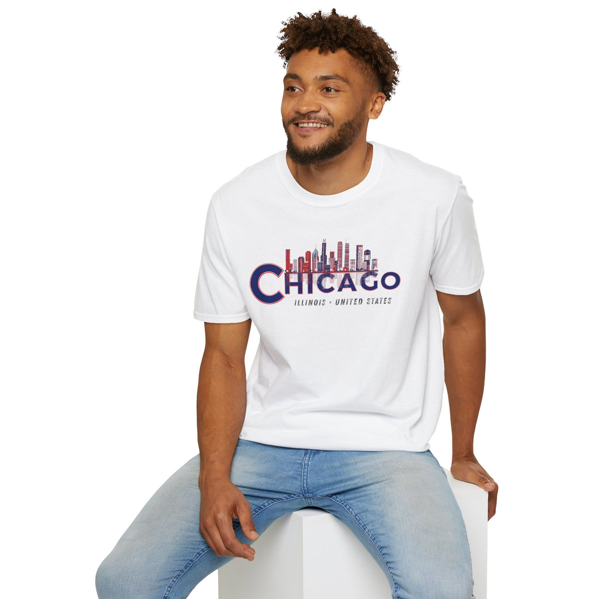 Chicago T-Shirt Premium Design SKIALFA Unisex