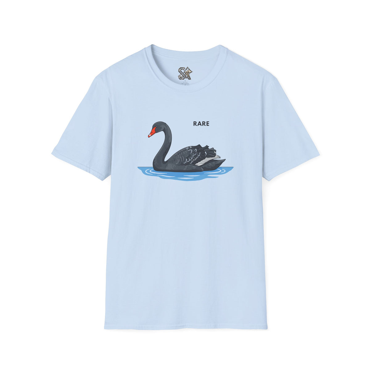 RARE Black Swan T-Shirt Premium Design SKIALFA Unisex