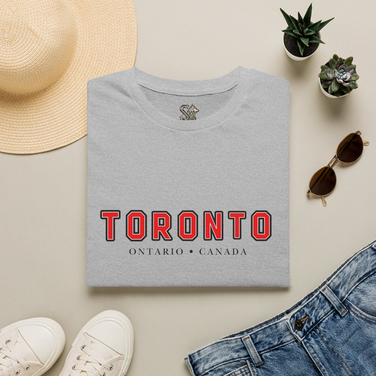 Toronto Ontario T-Shirt Premium Design SKIALFA Unisex