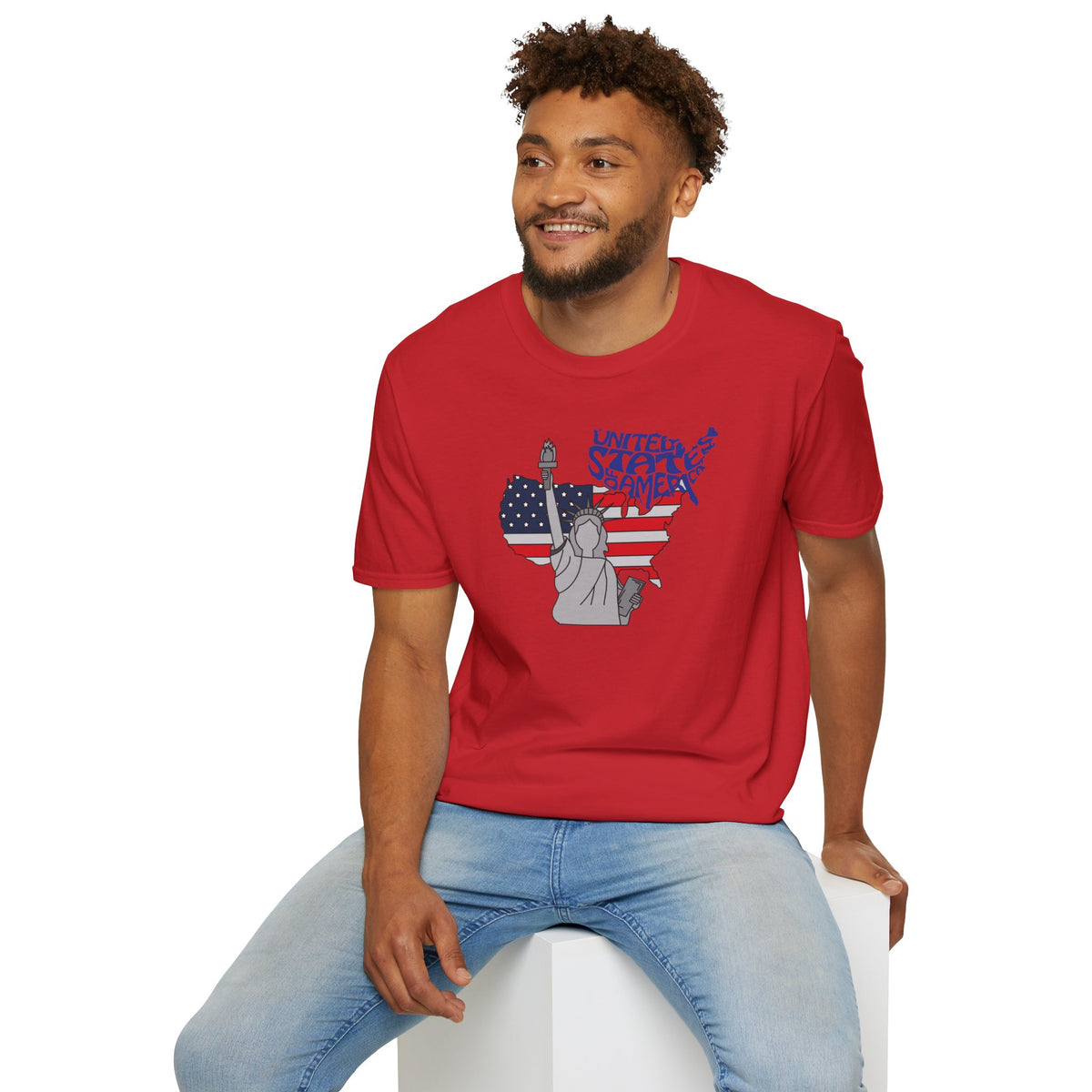 United States America T-Shirt Premium Design SKIALFA Unisex