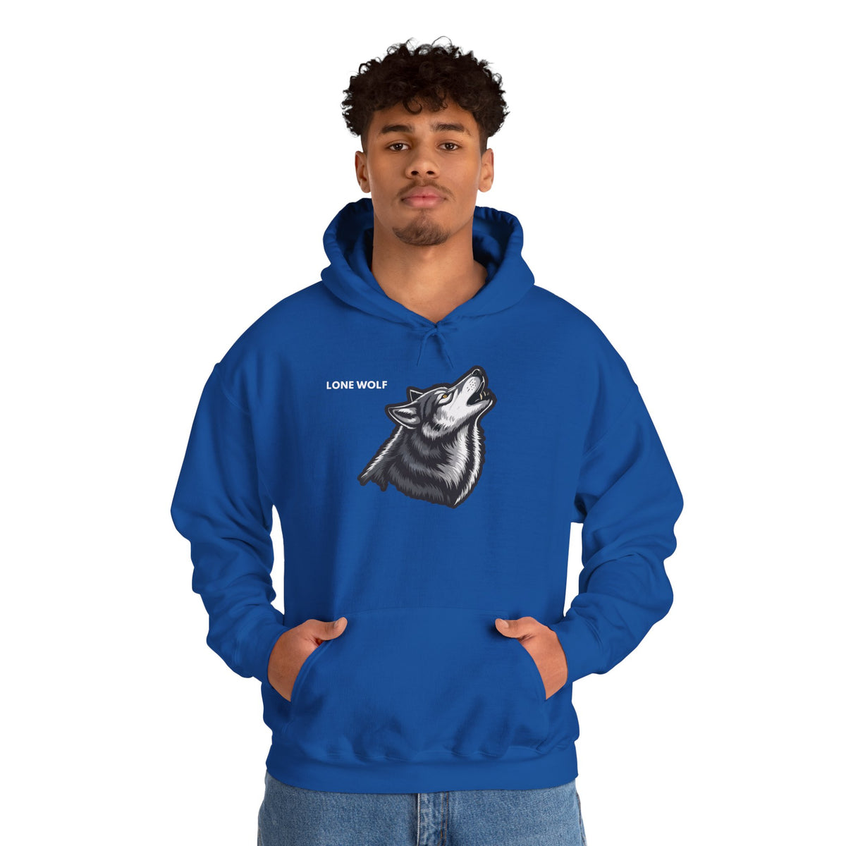 LONE WOLF Hoodie Premium Design SKIALFA Unisex