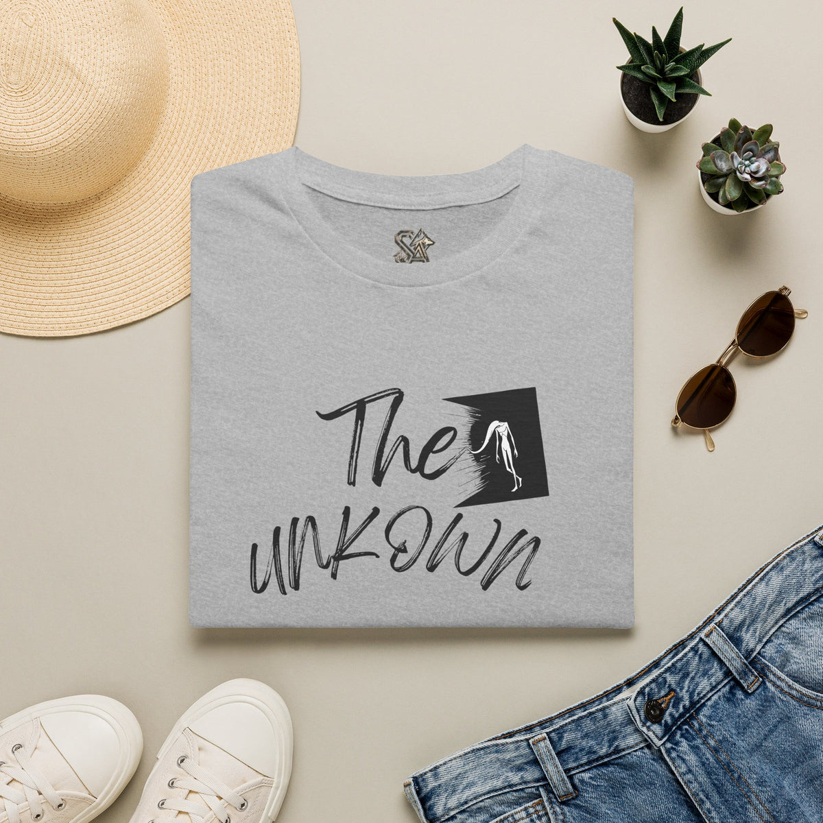 THE UNKOWN T-Shirt Premium Design SKIALFA Unisex