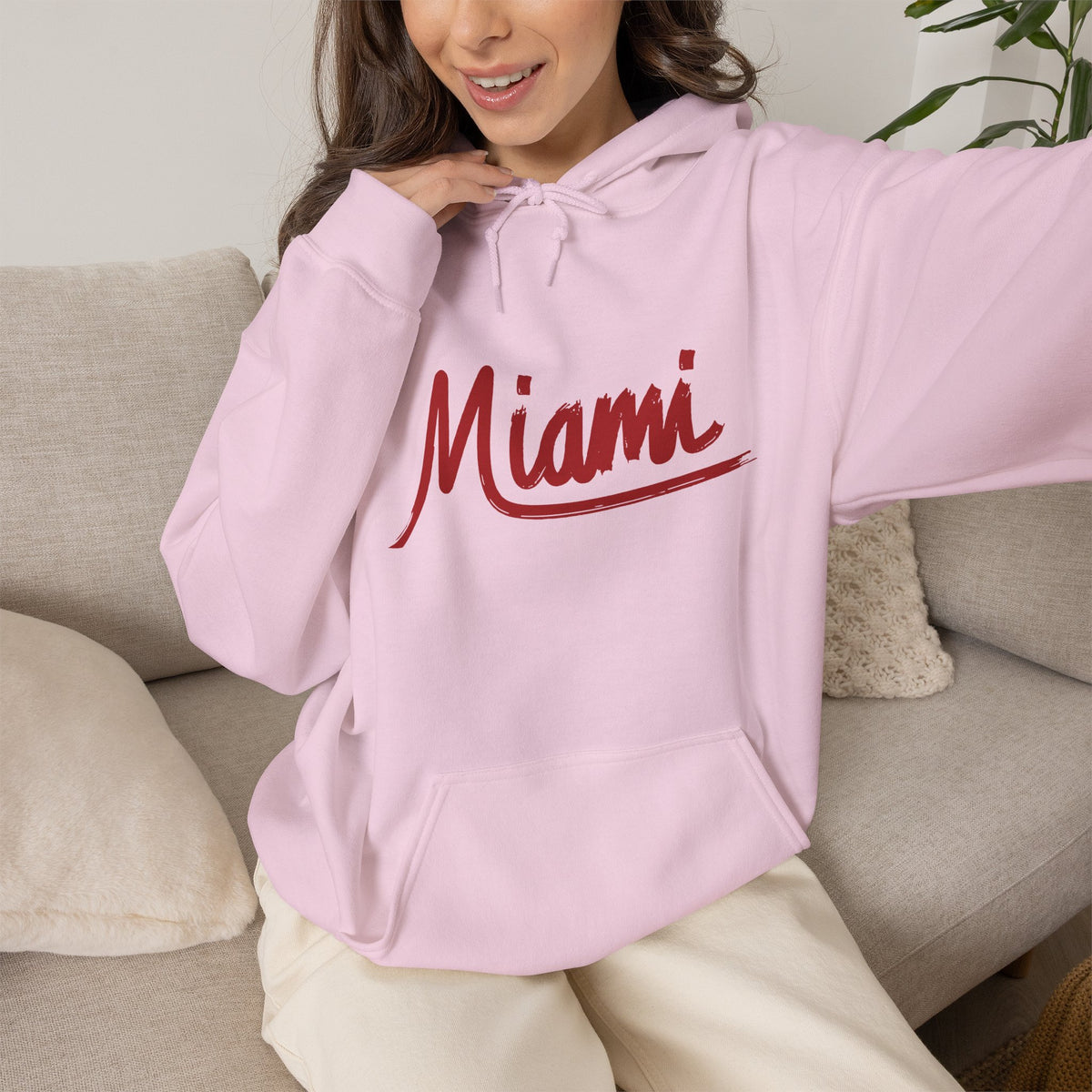 Miami Hoodie Premium Design SKIALFA Unisex