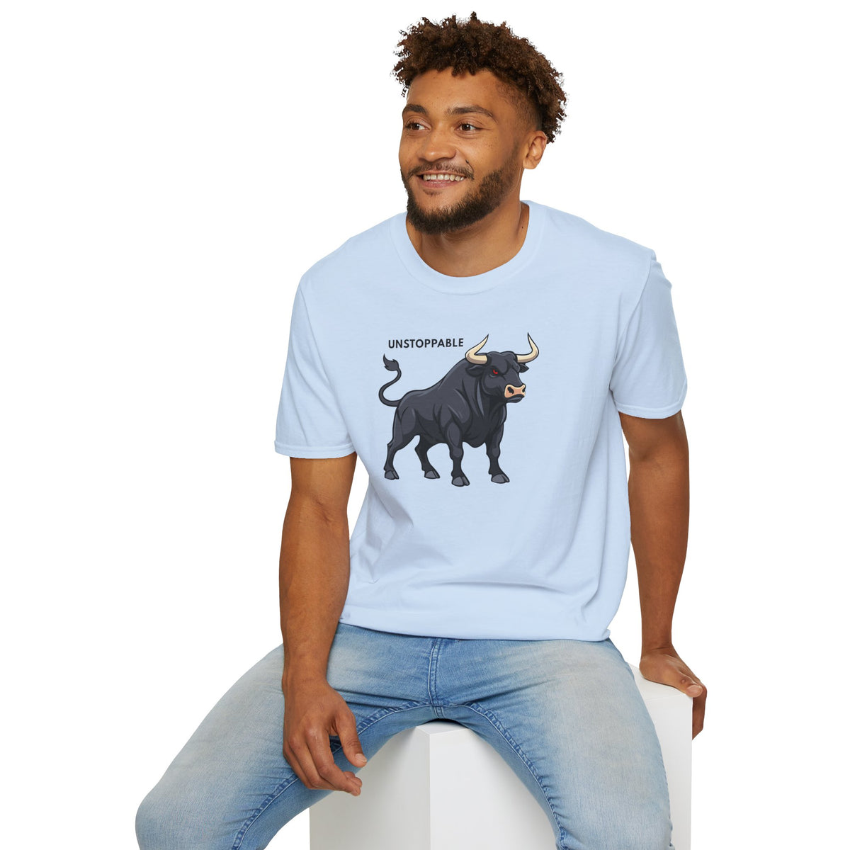 UNSTOPPABLE Bull T-Shirt Premium Design SKIALFA Unisex