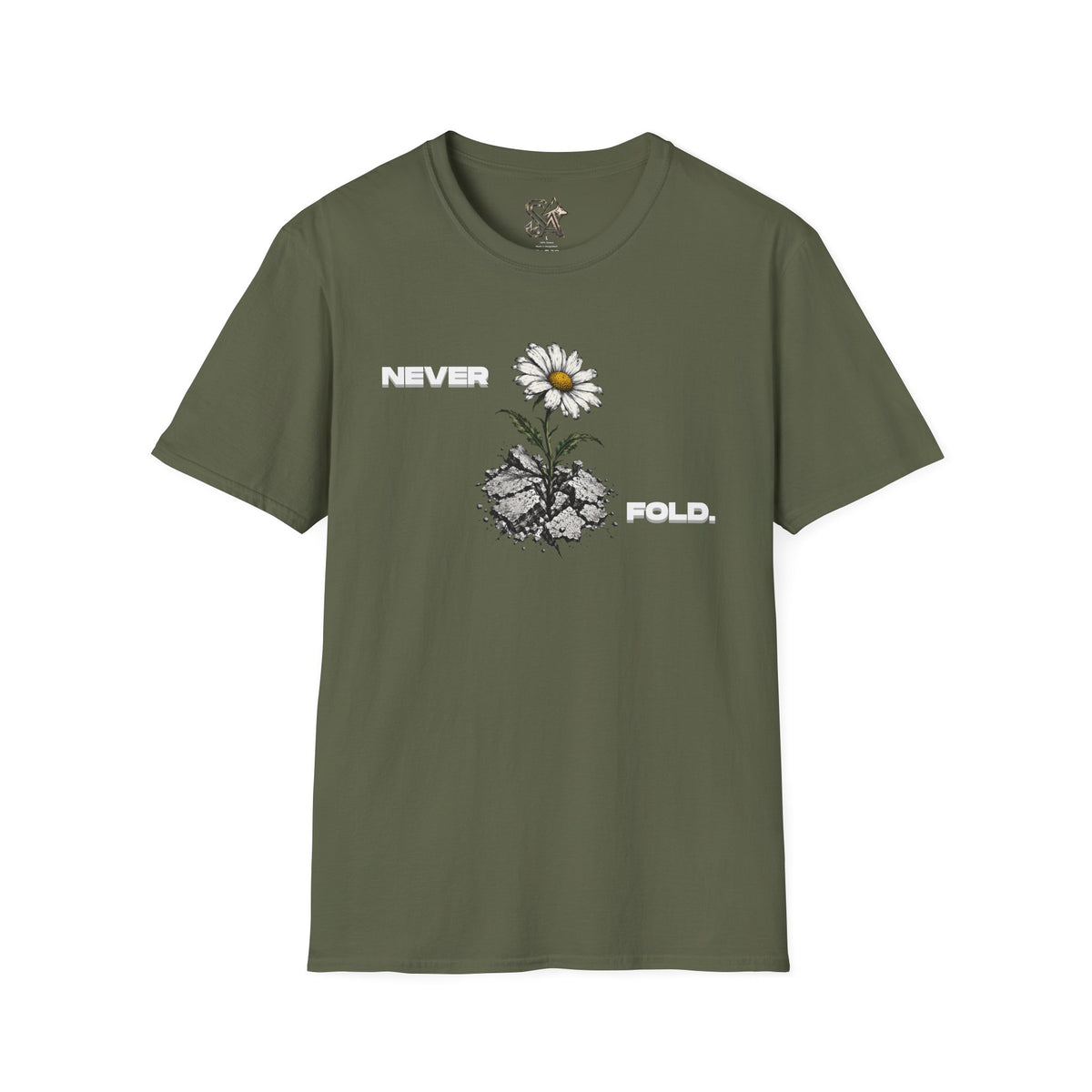 NEVER FOLD T-Shirt Premium Design SKIALFA Unisex