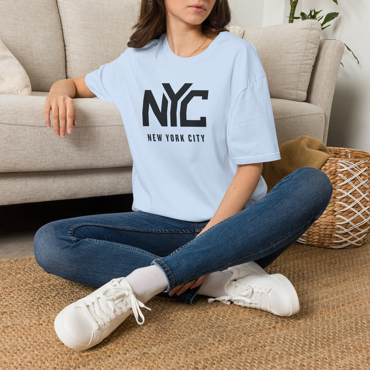 NYC New York City T-Shirt Premium Design SKIALFA Unisex