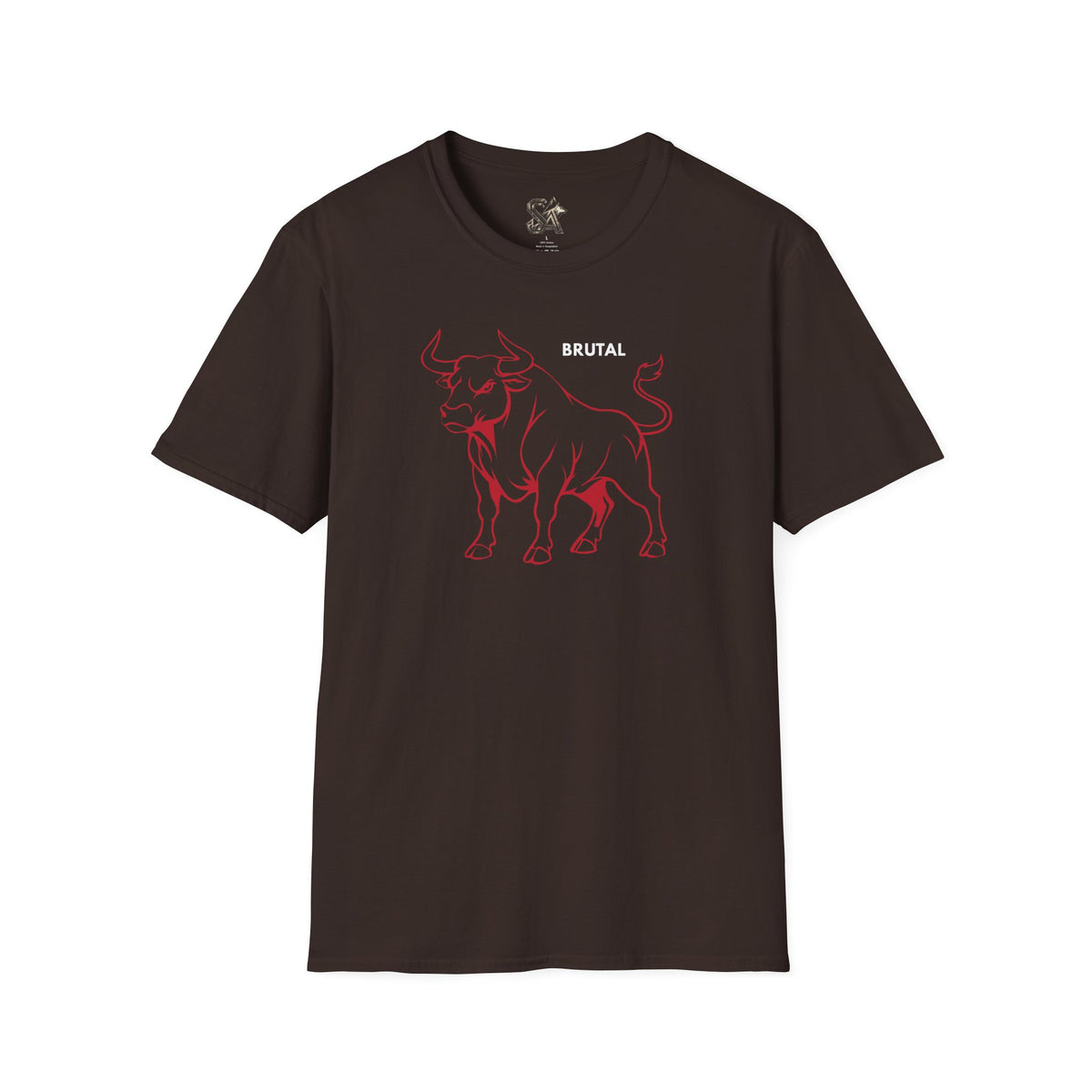 BRUTAL Bull T-Shirt Premium Design SKIALFA Unisex