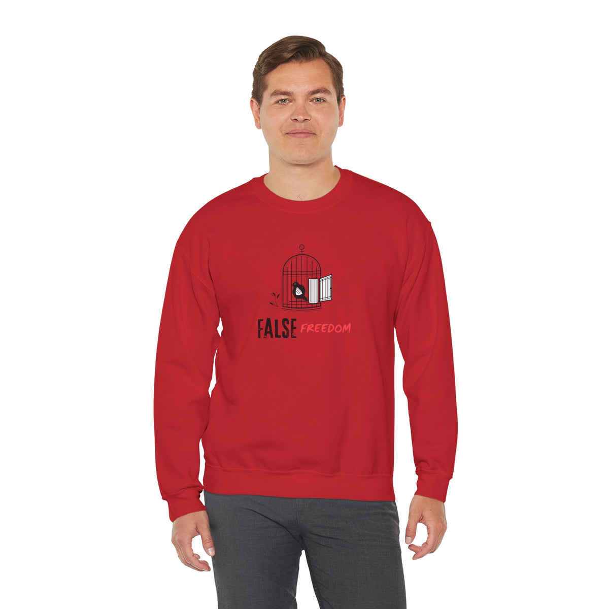 FALSE FREEDOM Sweatshirt Premium Design SKIALFA Unisex