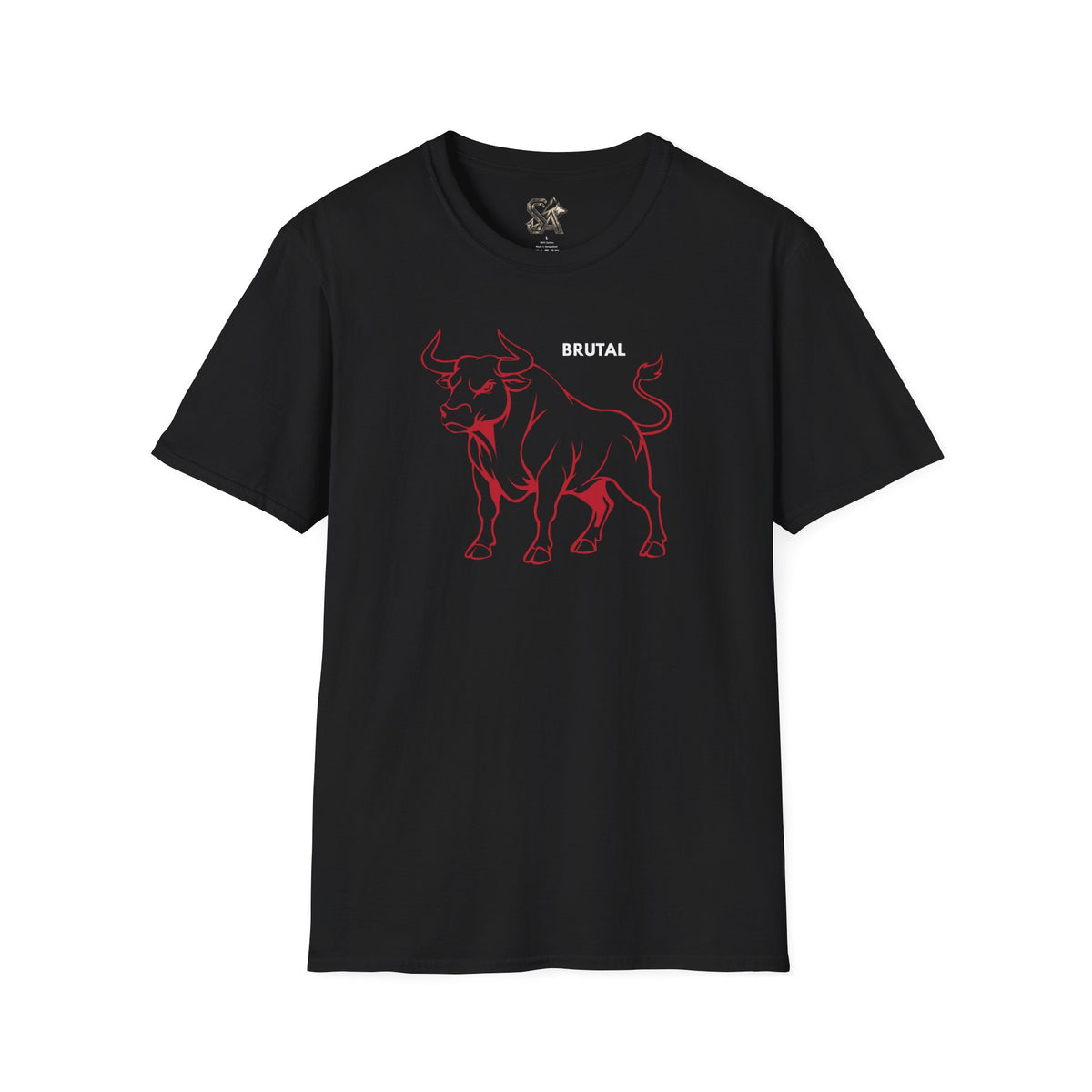 BRUTAL Bull T-Shirt Premium Design SKIALFA Unisex