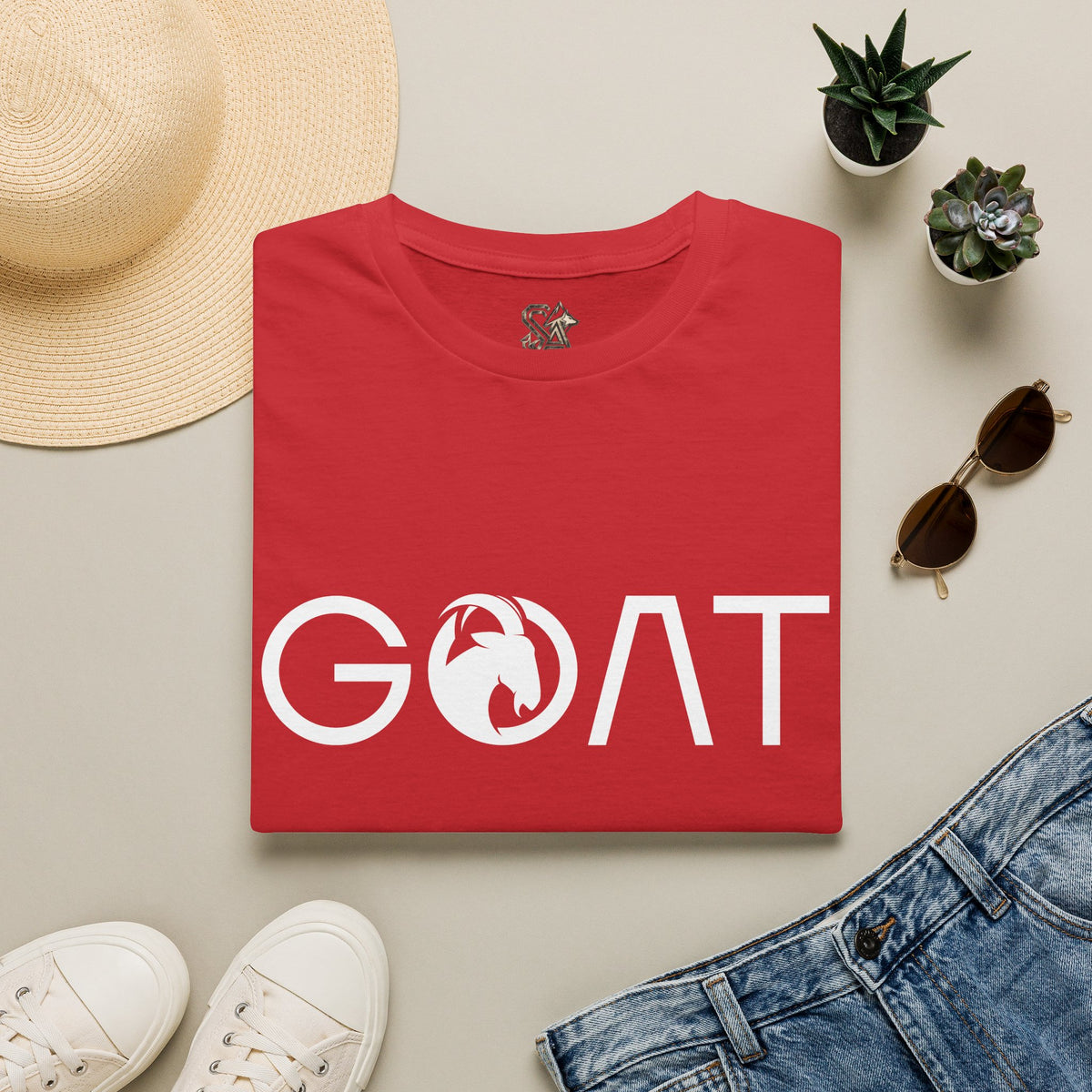 GOAT T-Shirt Premium Design SKIALFA Unisex