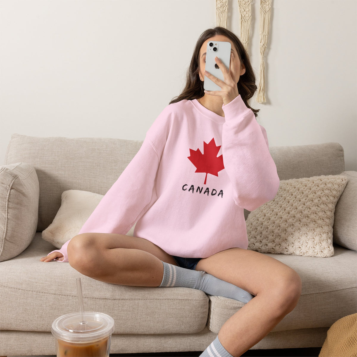 Canada Sweatshirt Premium Design SKIALFA Unisex