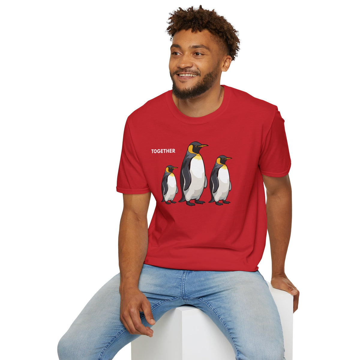 TOGETHER Penguin T-Shirt Premium Design Unisex