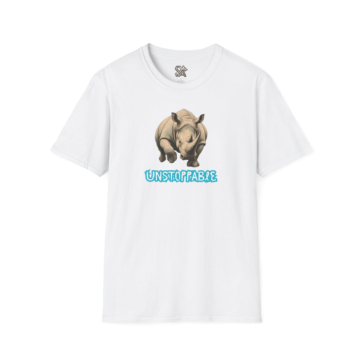 UNSTOPPABLE Rhino T-Shirt Premium Design SKIALFA Unisex