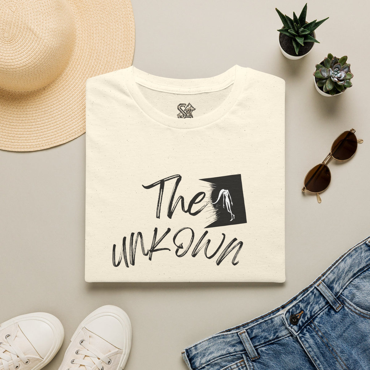 THE UNKOWN T-Shirt Premium Design SKIALFA Unisex