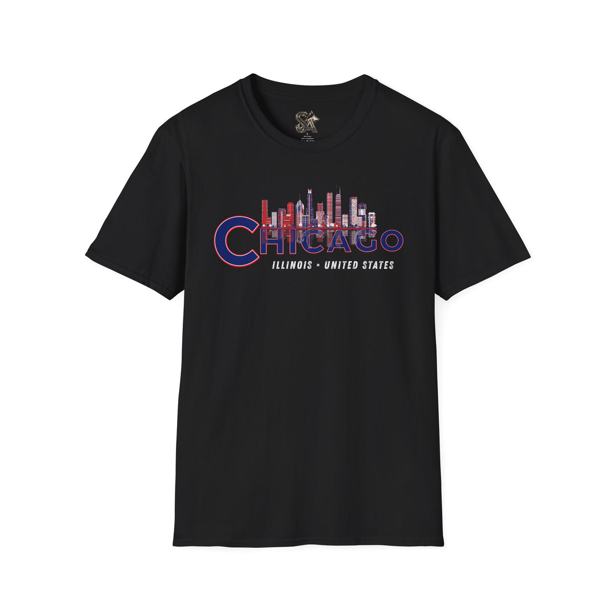 Chicago T-Shirt Premium Design SKIALFA Unisex
