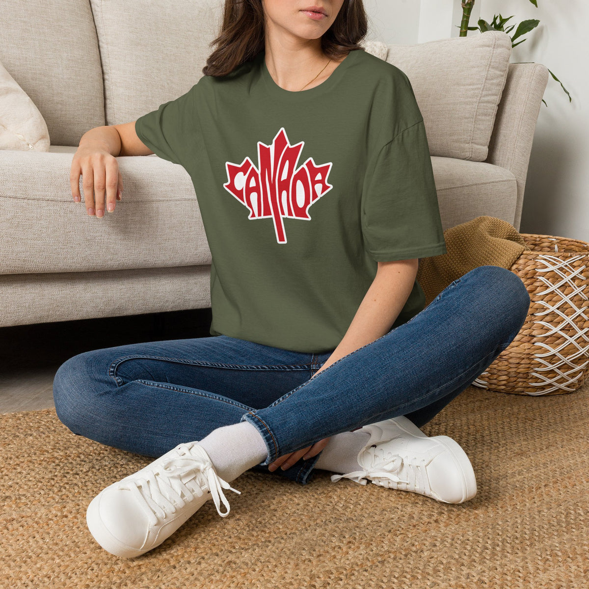 Canada Flag T-Shirt Premium Design SKIALFA Unisex