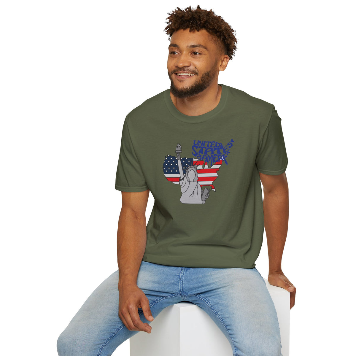United States America T-Shirt Premium Design SKIALFA Unisex