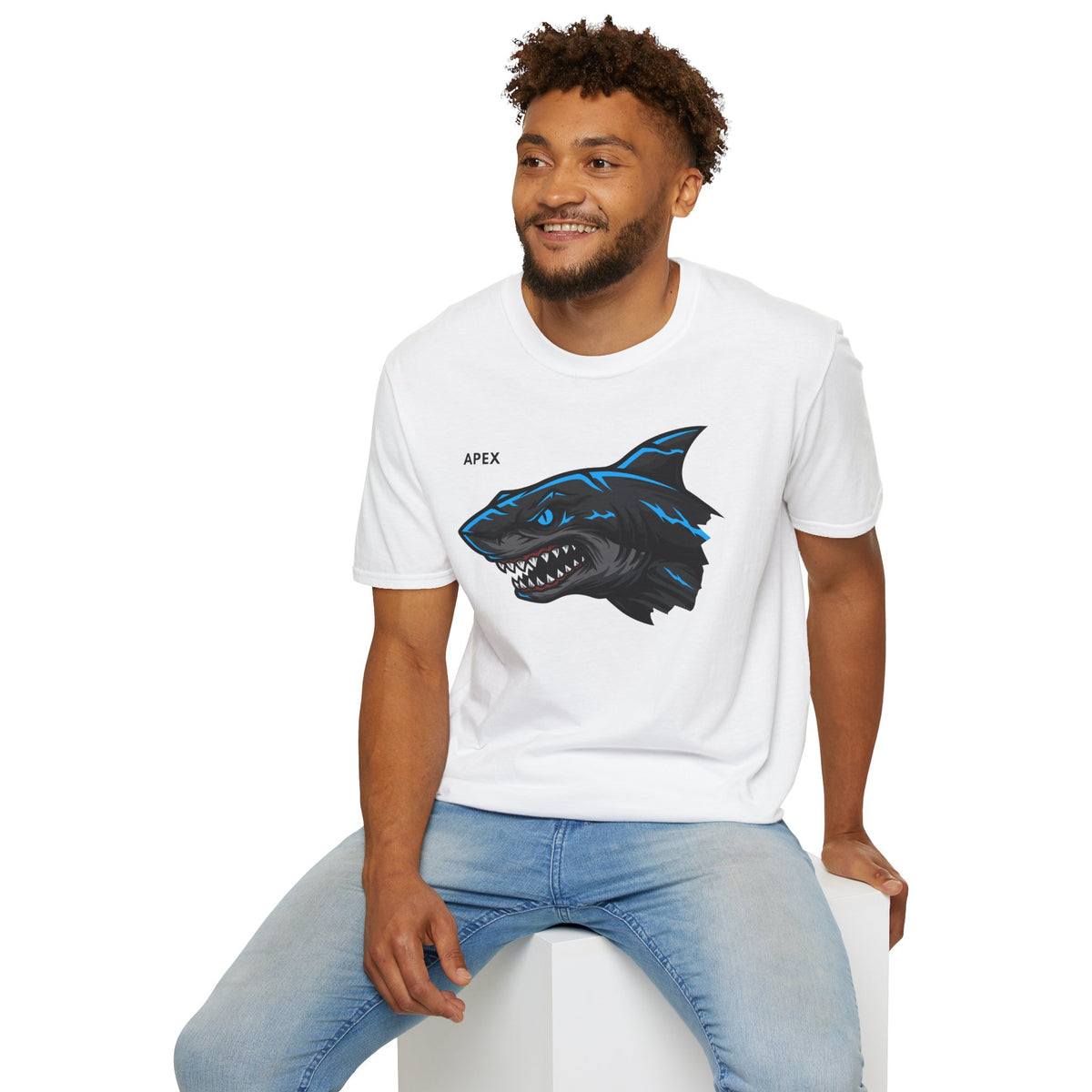 APEX Shark T-Shirt Premium Design SKIALFA Unisex