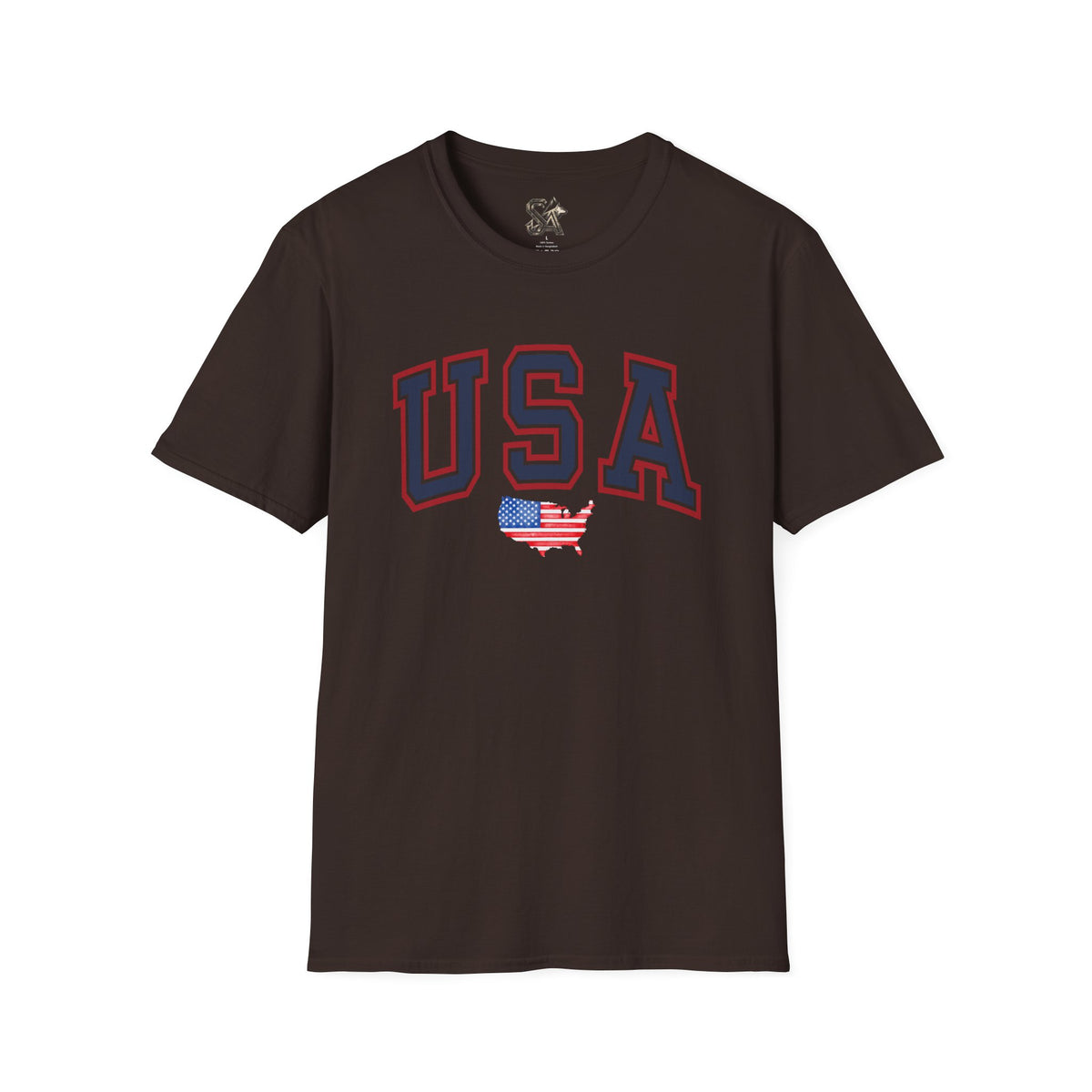 USA Flag T-Shirt Premium Design SKIALFA Unisex
