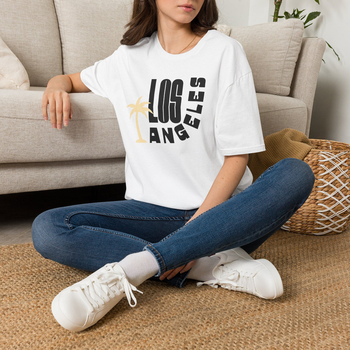 LOS ANGELES T-Shirt Premium Design SKIALFA Unisex