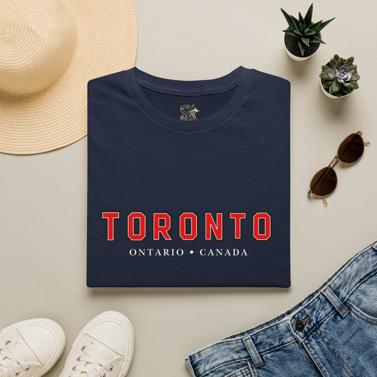 Toronto Ontario T-Shirt Premium Design SKIALFA Unisex