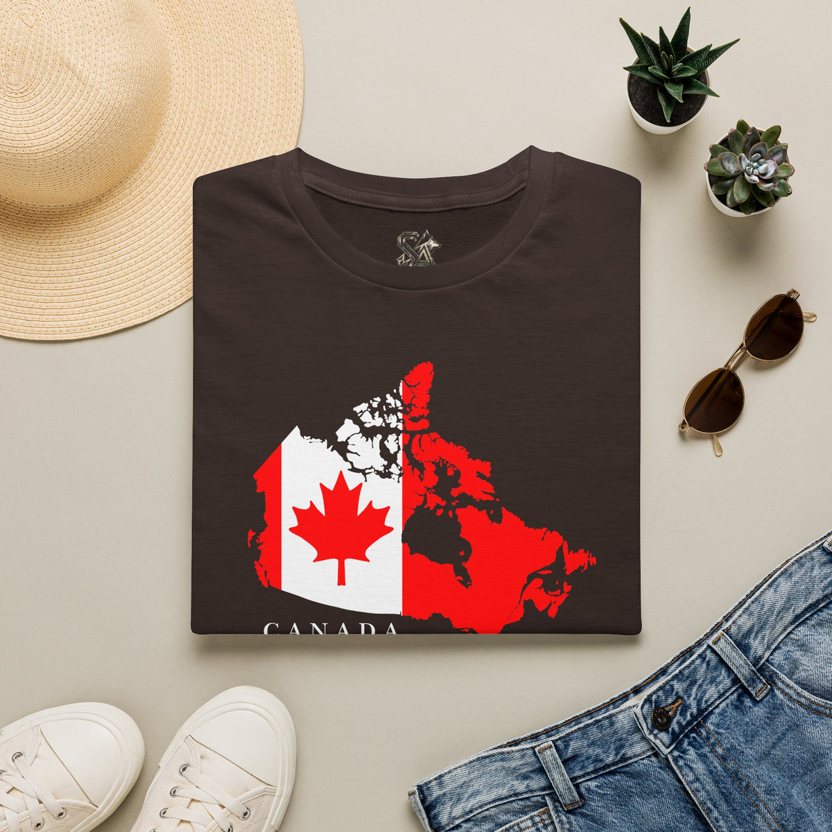 Canada Maple T-Shirt Premium Design SKIALFA Unisex