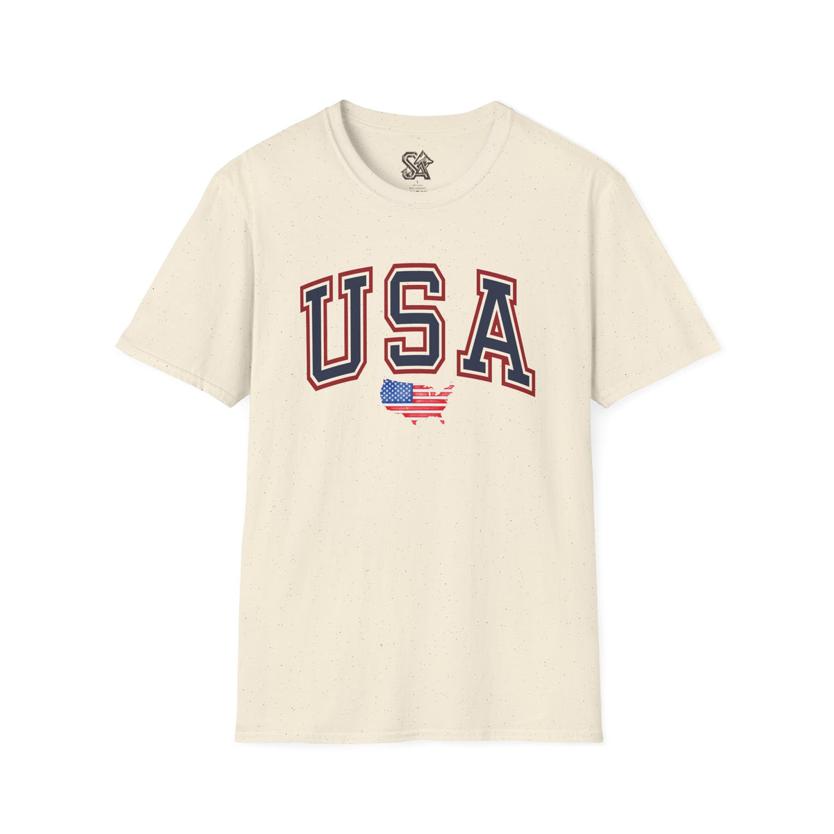 USA Flag T-Shirt Premium Design SKIALFA Unisex