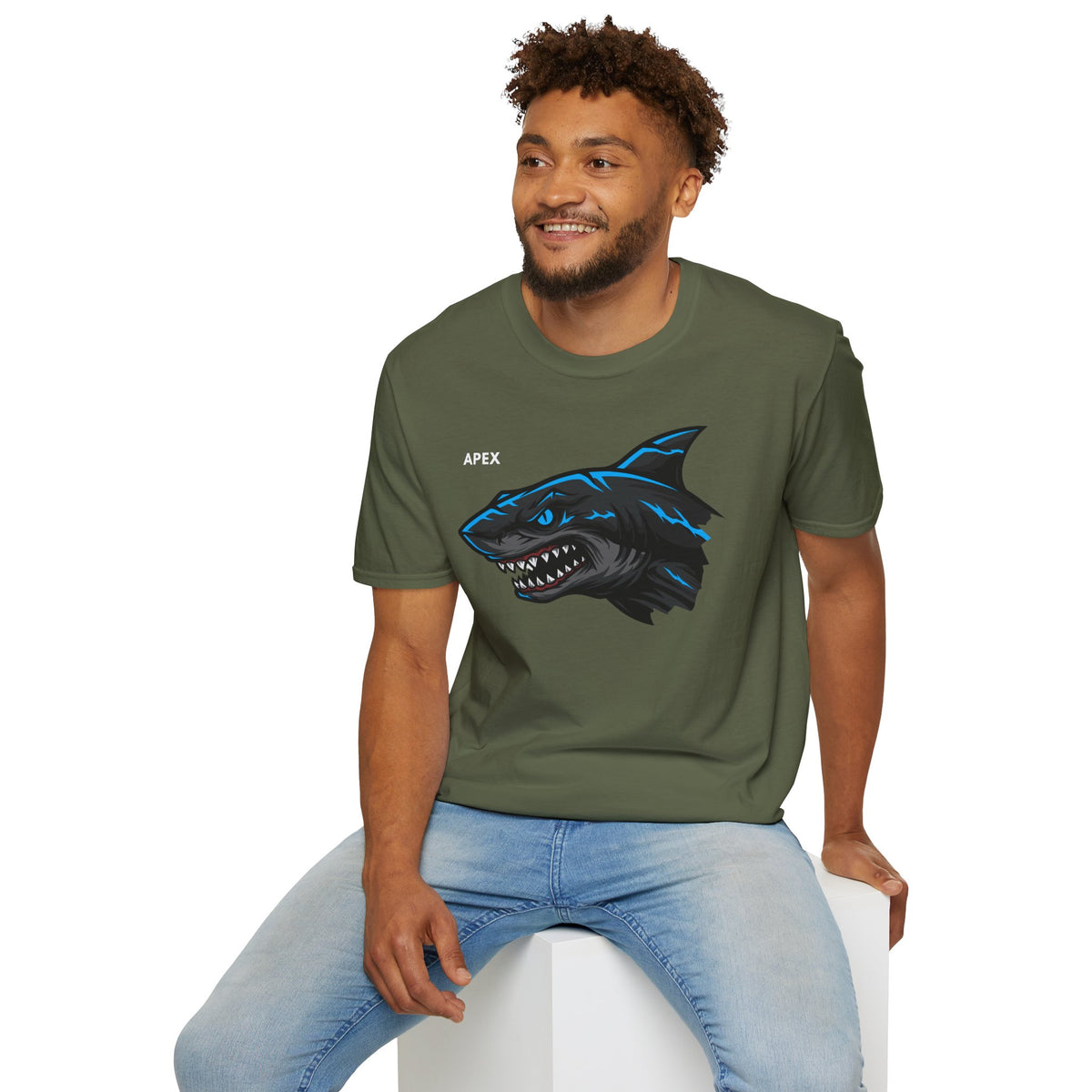 APEX Shark T-Shirt Premium Design SKIALFA Unisex