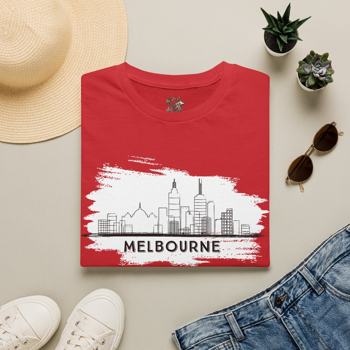 MELBOURNE Australia T-Shirt Premium Design SKIALFA Unisex