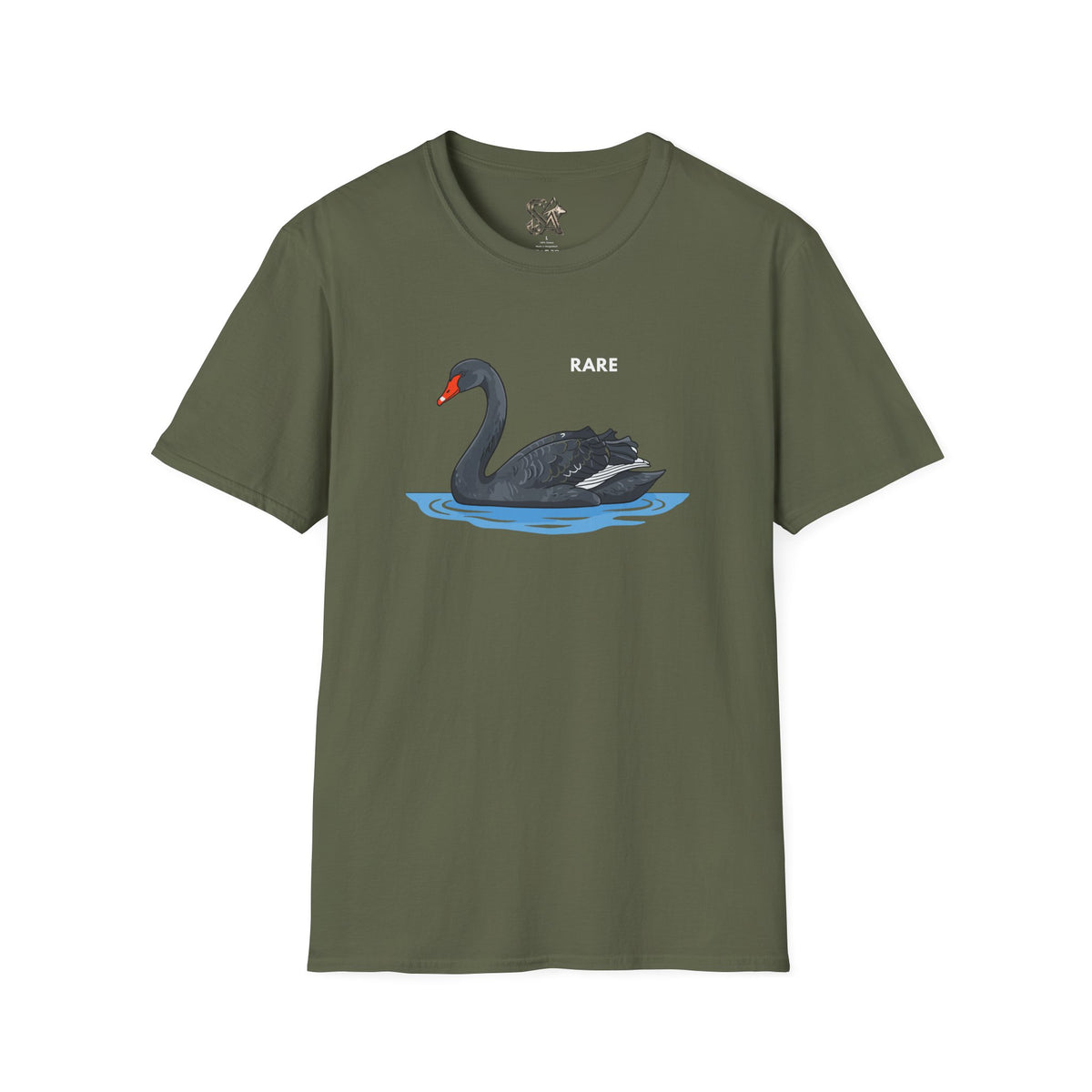 RARE Black Swan T-Shirt Premium Design SKIALFA Unisex