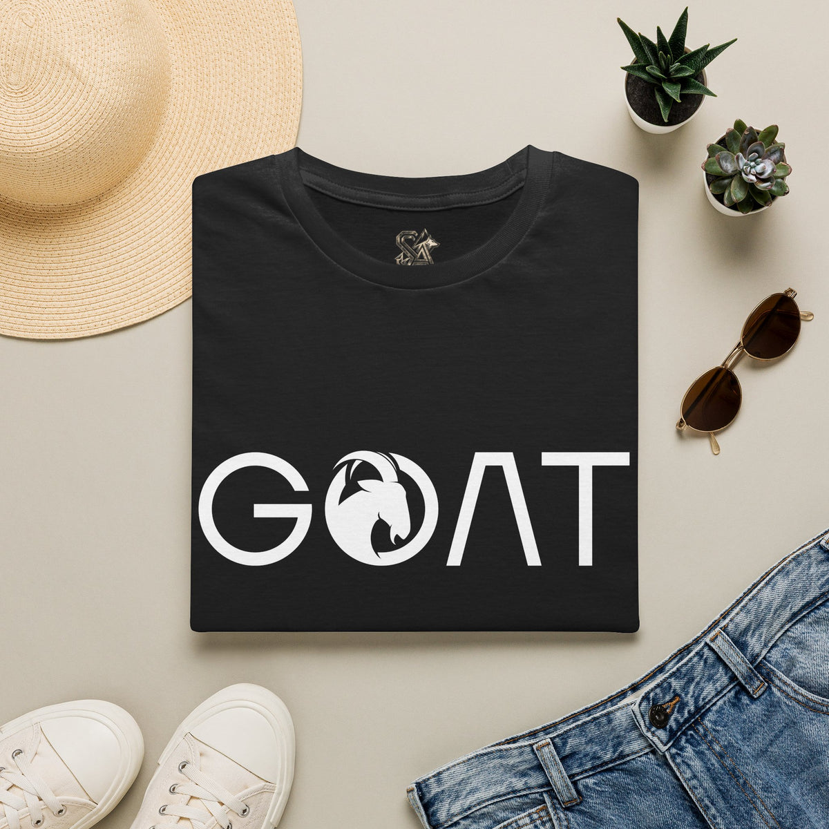 GOAT T-Shirt Premium Design SKIALFA Unisex