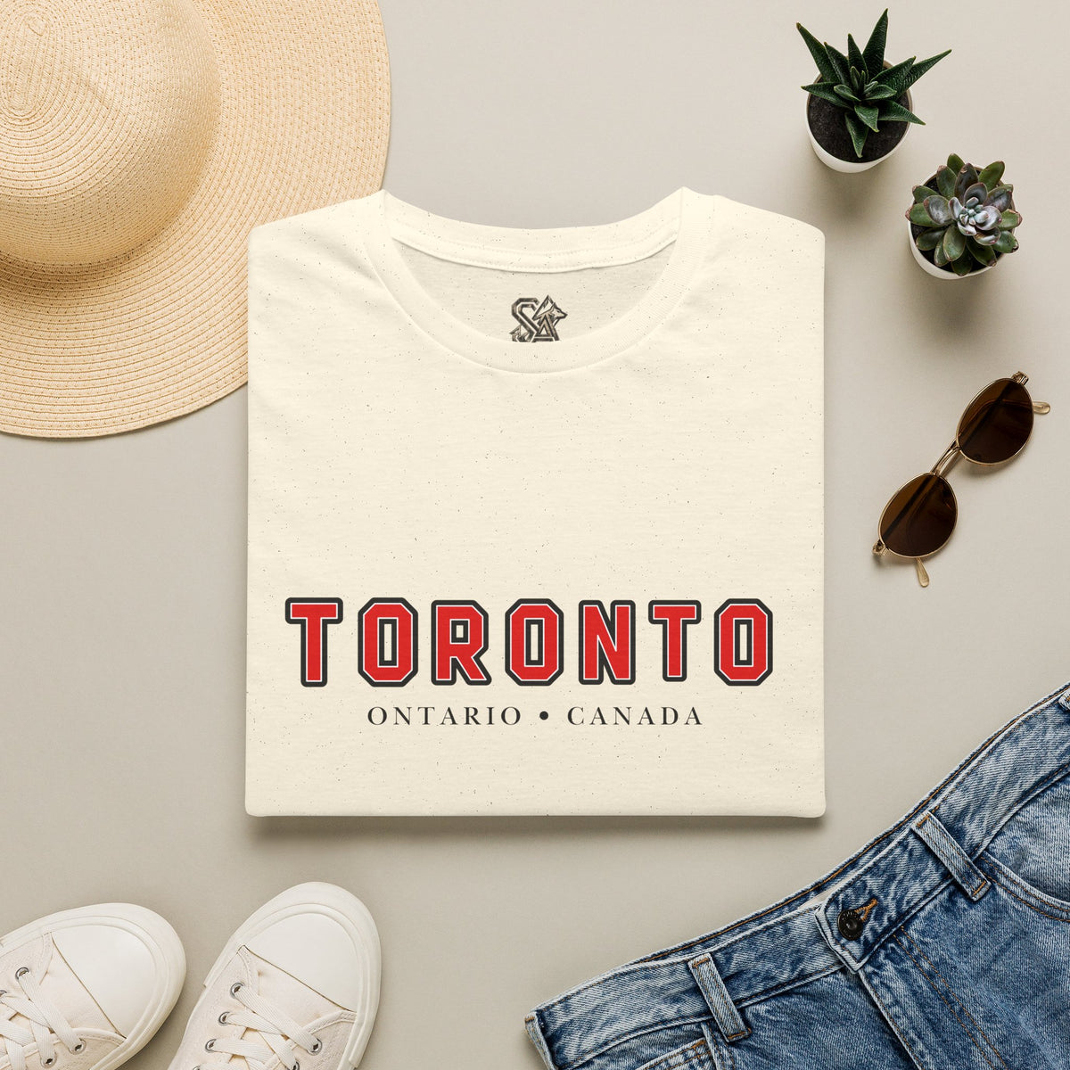 Toronto Ontario T-Shirt Premium Design SKIALFA Unisex