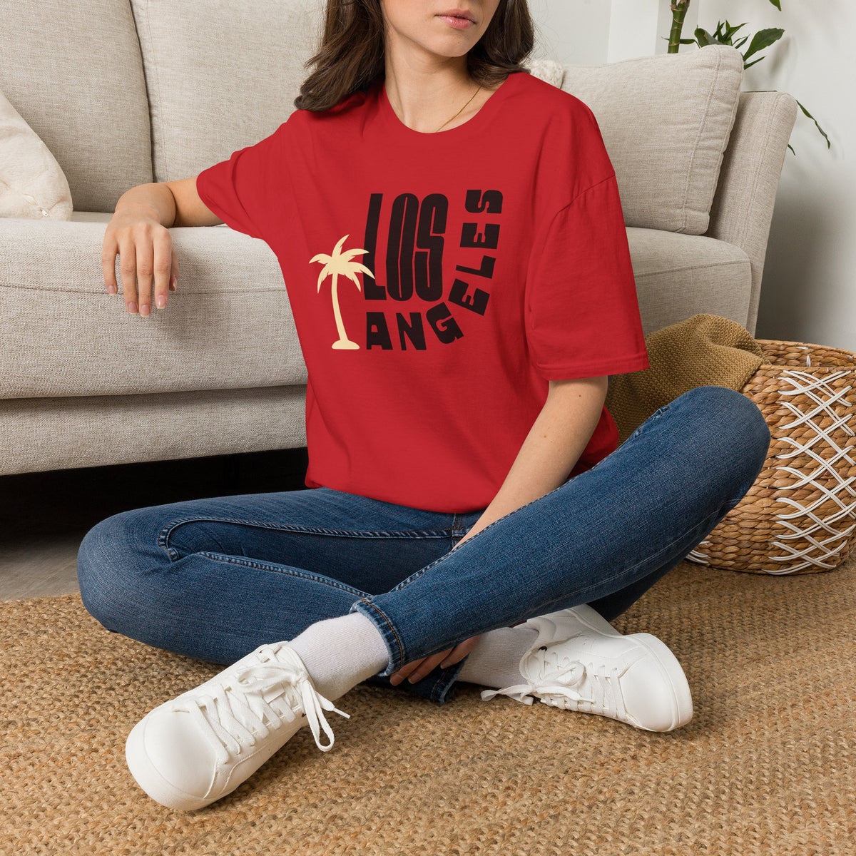 LOS ANGELES T-Shirt Premium Design SKIALFA Unisex
