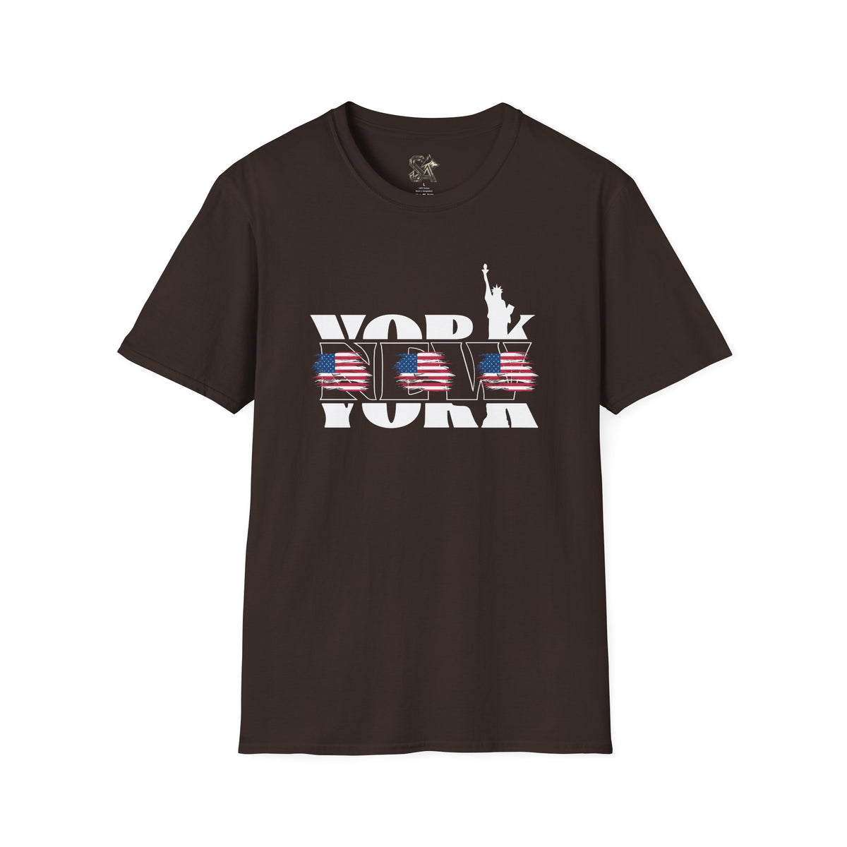 New York American Flag T-Shirt Premium Design SKIALFA Unisex
